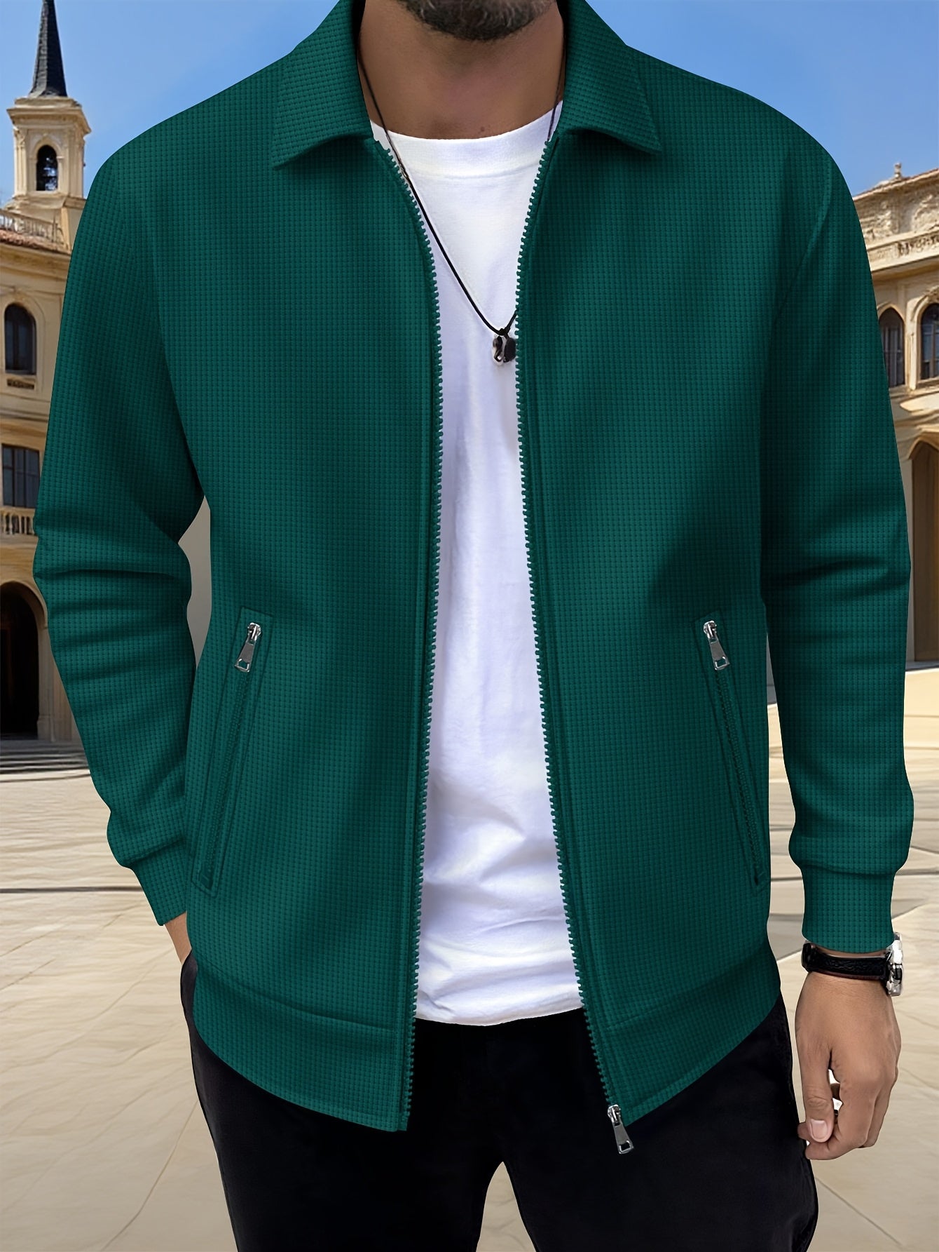 Herren Sportliche Fashion Jacke