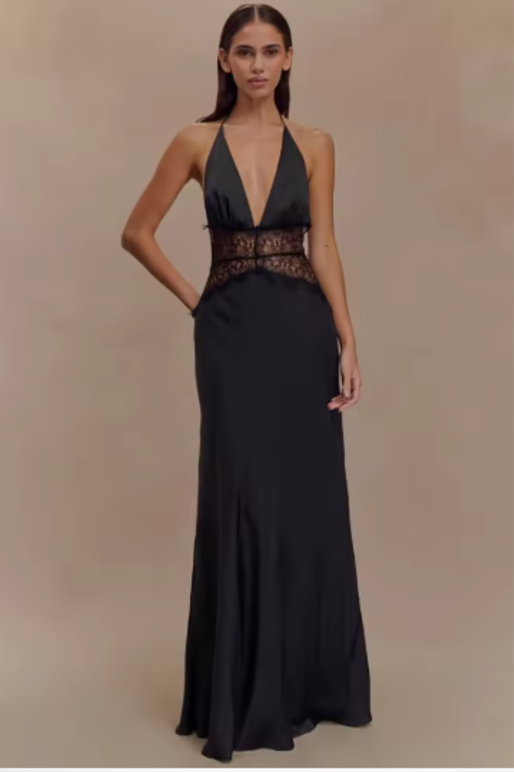 Imogen Damen Maxikleid – Neckholder & Rückenfrei Elegant