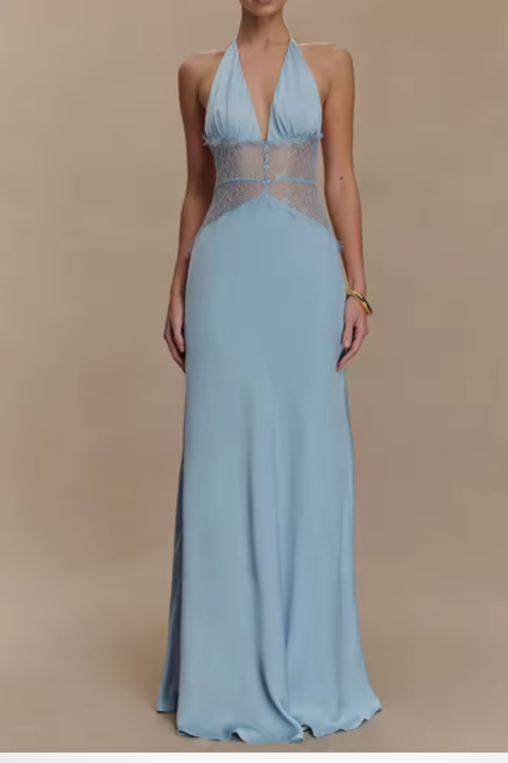 Imogen Damen Maxikleid – Neckholder & Rückenfrei Elegant