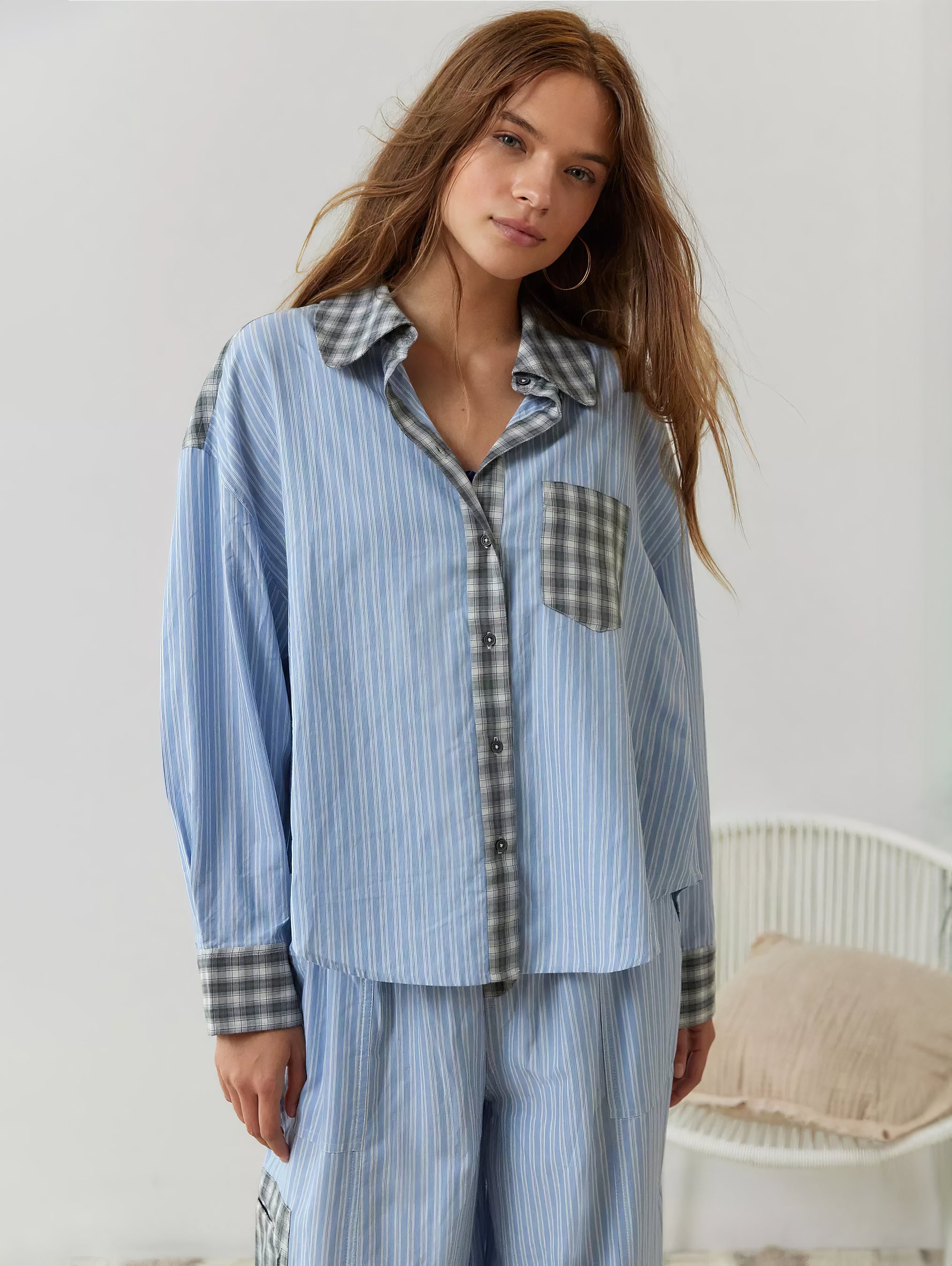 Damen Elegantes Komfort-Pyjama für Zuhause