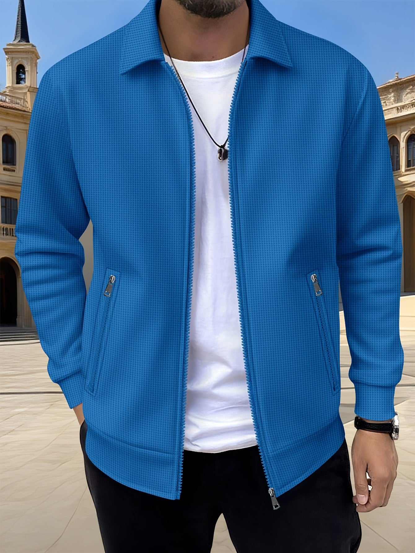 Herren Sportliche Fashion Jacke