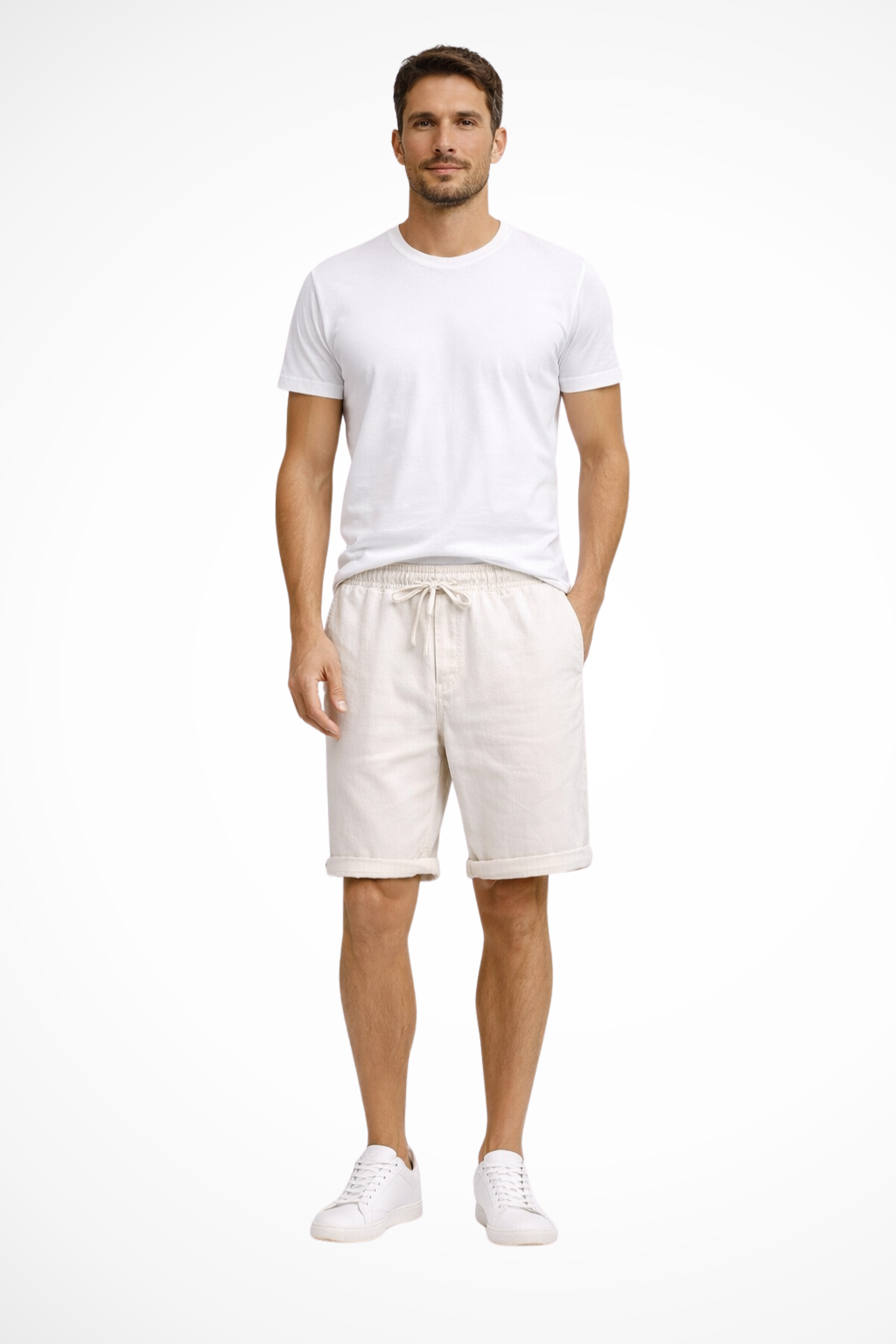 Ridley Herren Shorts – Elastischer Bund mit Kordelzug & Taschen Casual
