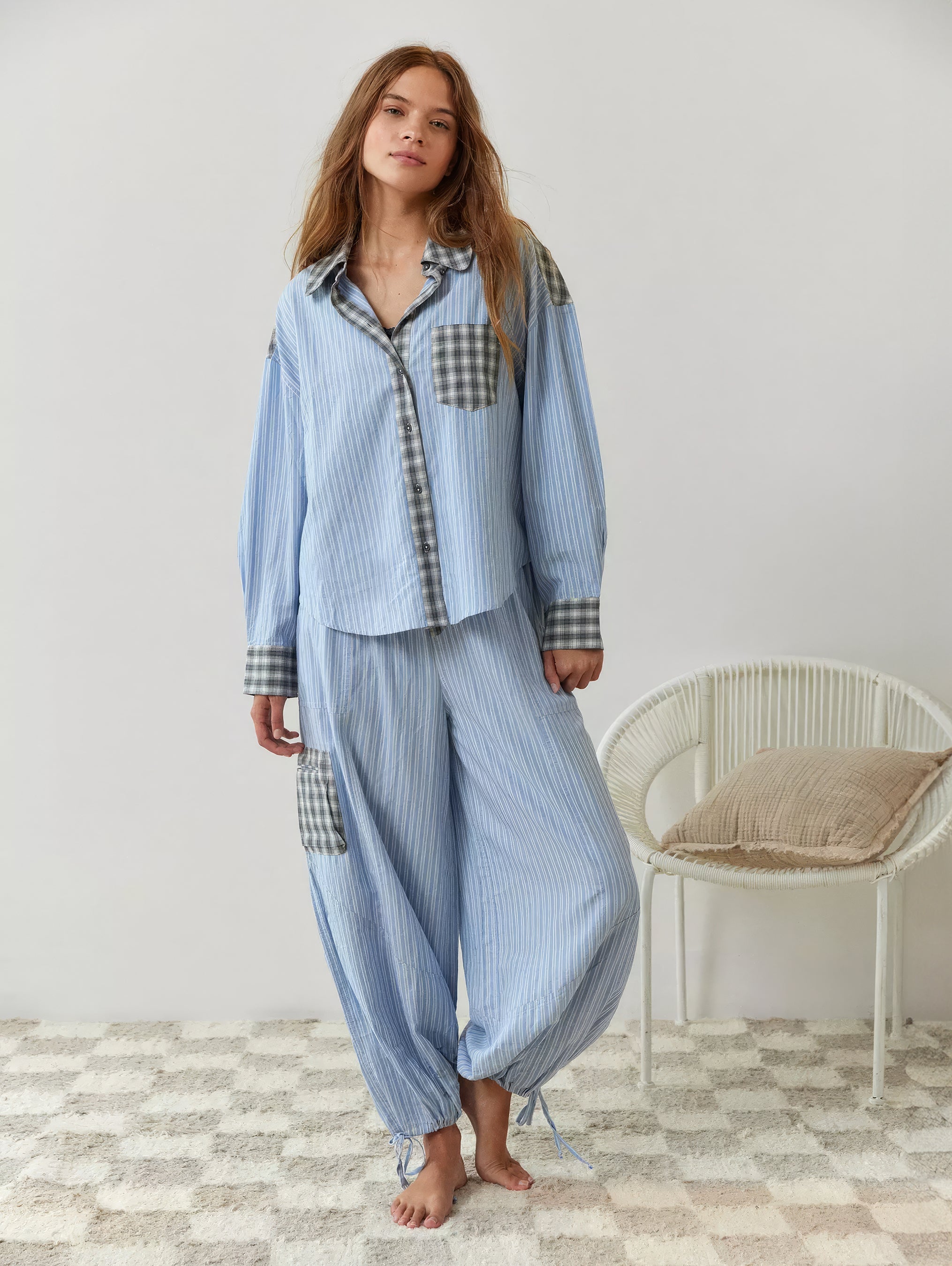 Damen Elegantes Komfort-Pyjama für Zuhause