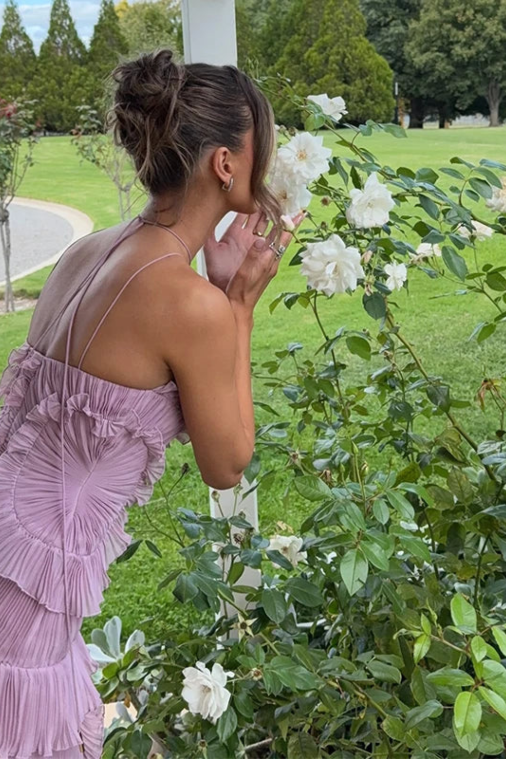 Imogen | Damen Maxi Kleid – Rückenfrei & Elegant Sommer
