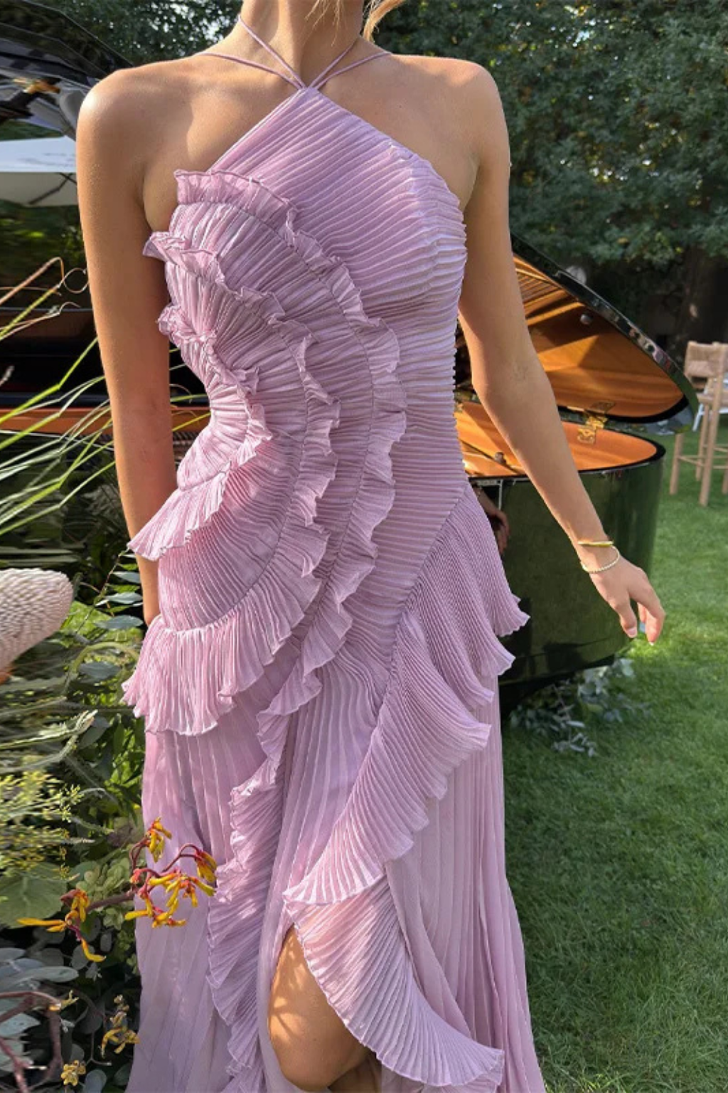 Imogen | Damen Maxi Kleid – Rückenfrei & Elegant Sommer