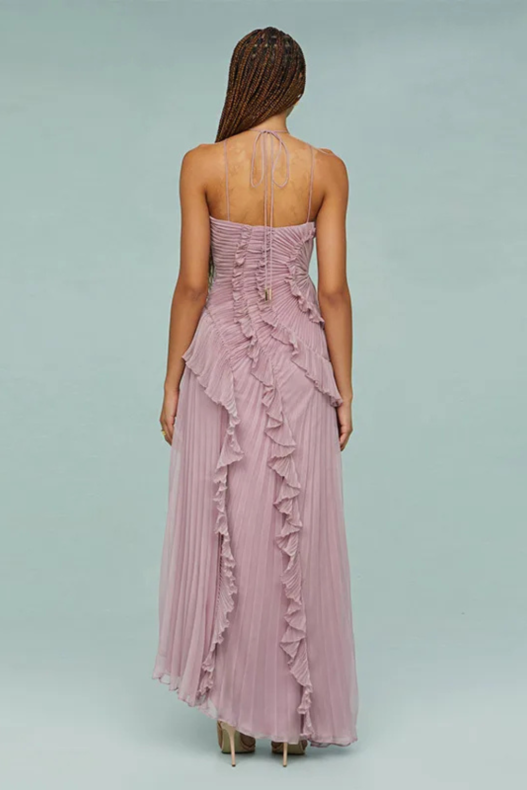 Imogen | Damen Maxi Kleid – Rückenfrei & Elegant Sommer