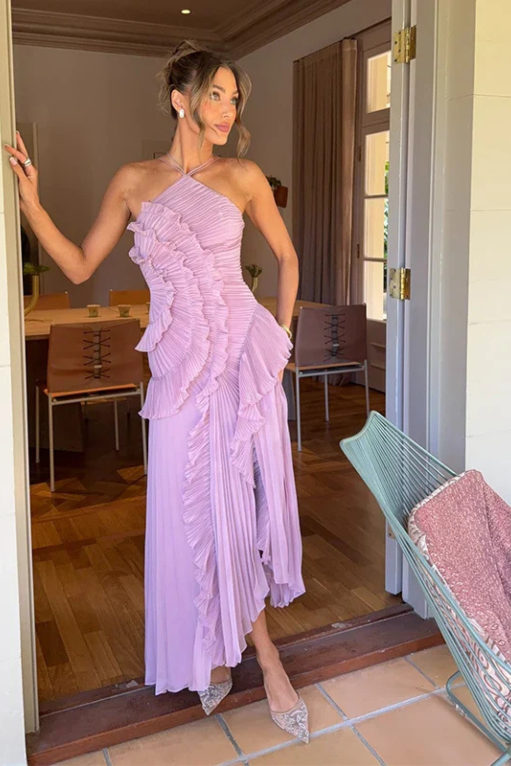 Imogen | Damen Maxi Kleid – Rückenfrei & Elegant Sommer