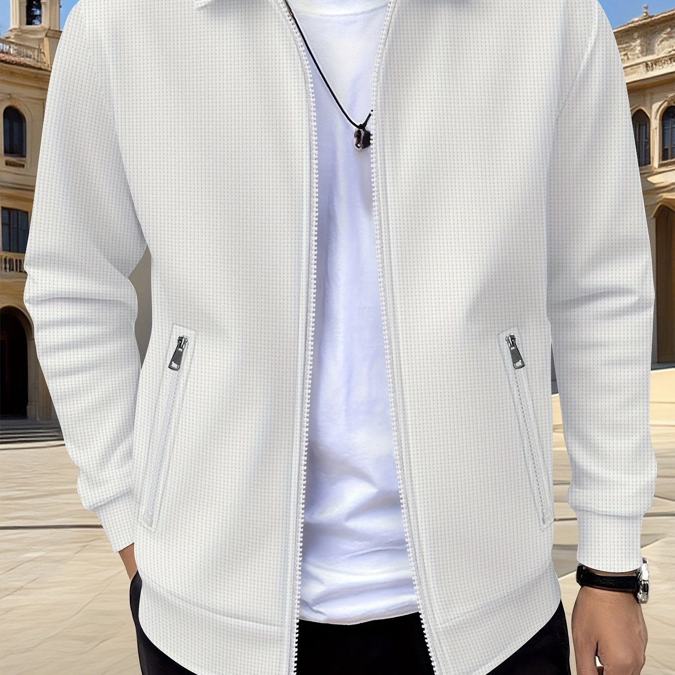 Herren Sportliche Fashion Jacke