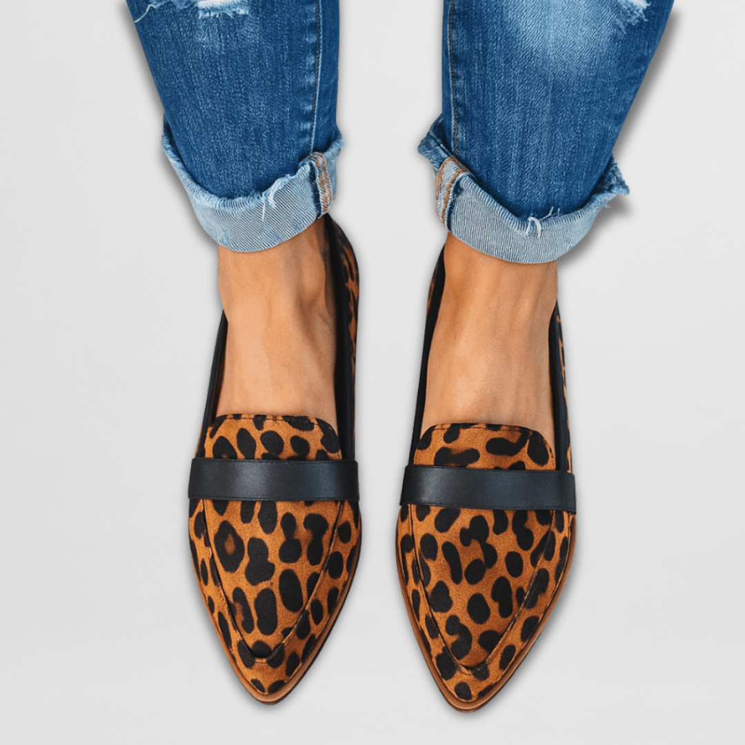 Damen Spitze Wildleder Loafer für Frühling & Alltag
