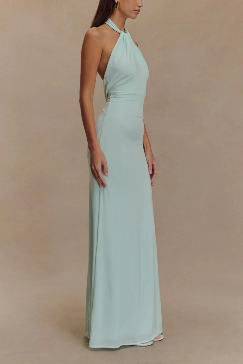 Celeste | Damen Maxikleid – Halterneck & Rückenfrei Elegant