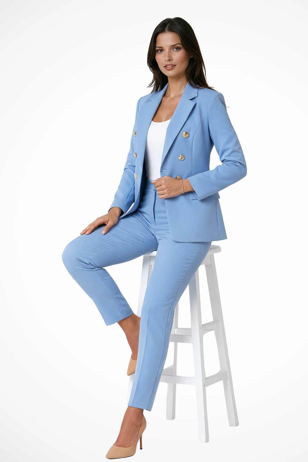 Hargrove | Damen Hosenanzug – Elegant mit Knopfdetails