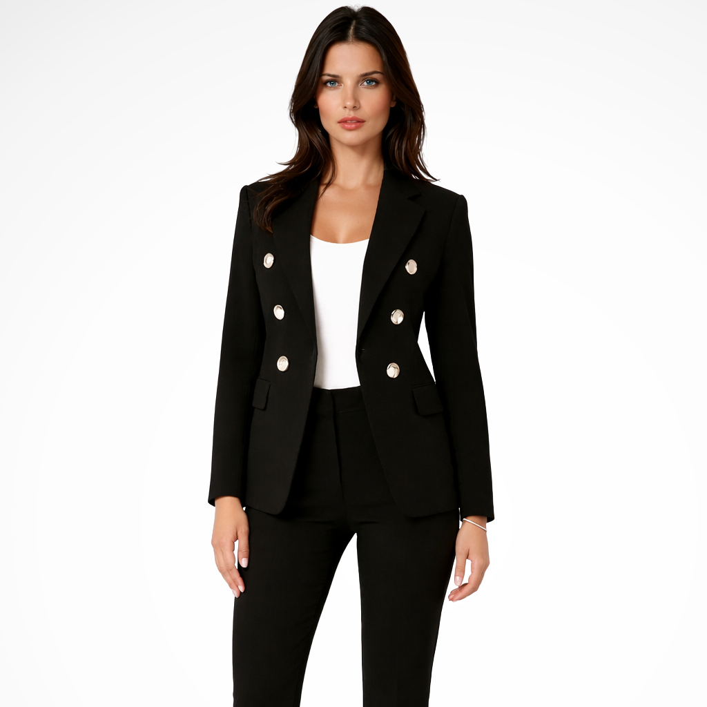 Hargrove | Damen Hosenanzug – Elegant mit Knopfdetails