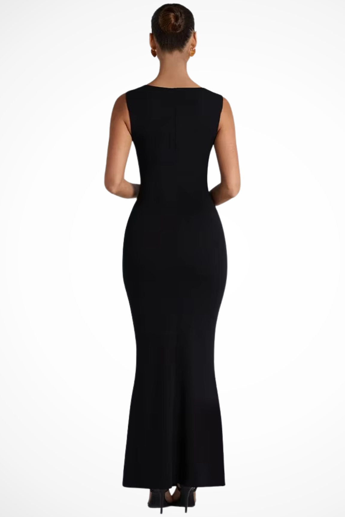 Steffany Damen Maxikleid – Eckiger Ausschnitt & Bodycon Elegant