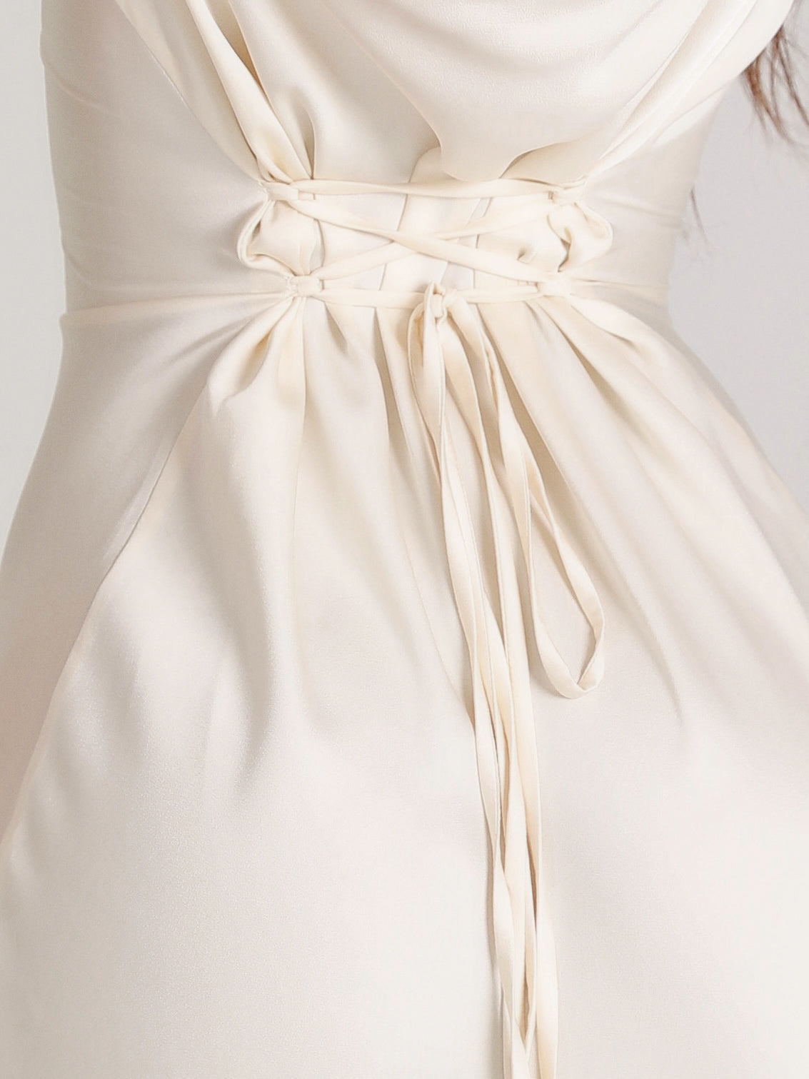 Damen Elegantes Langarm-Maxikleid mit Satin-Look