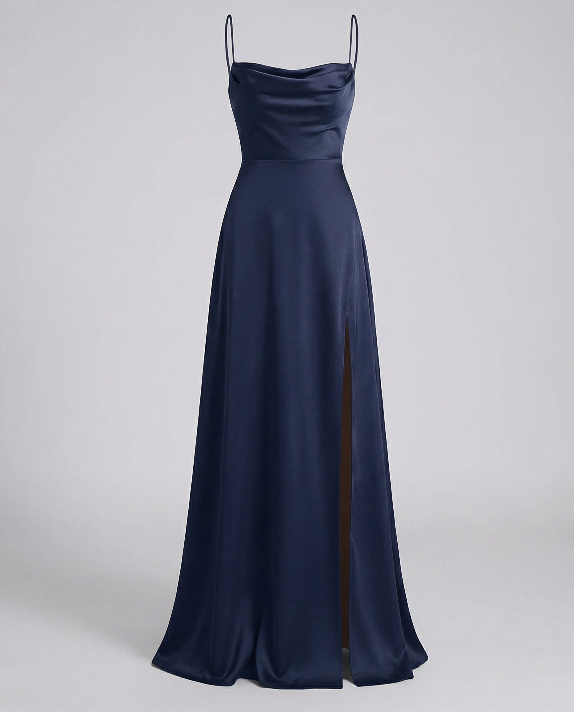 Damen Elegantes Maxikleid mit Beinschlitz
