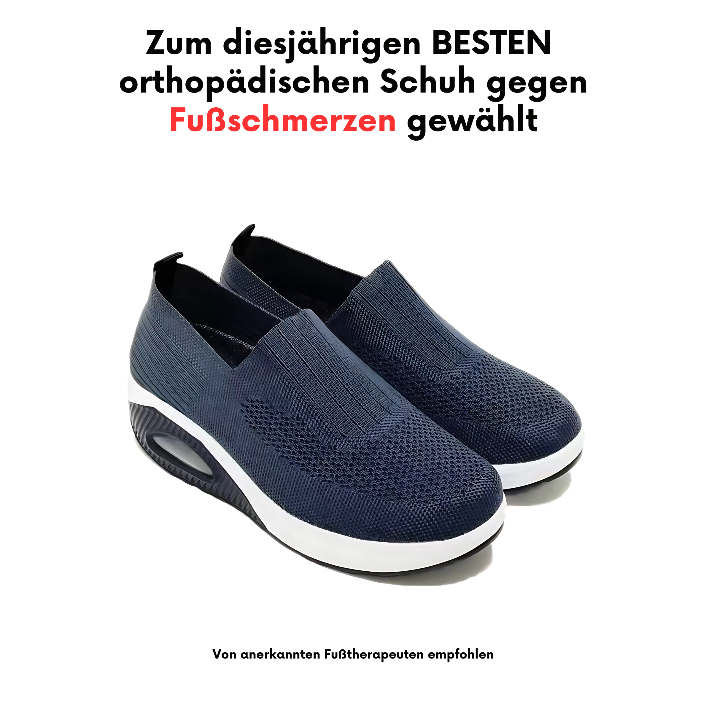 Damen Orthopädische Komfortschuhe mit Dämpfender Sohle