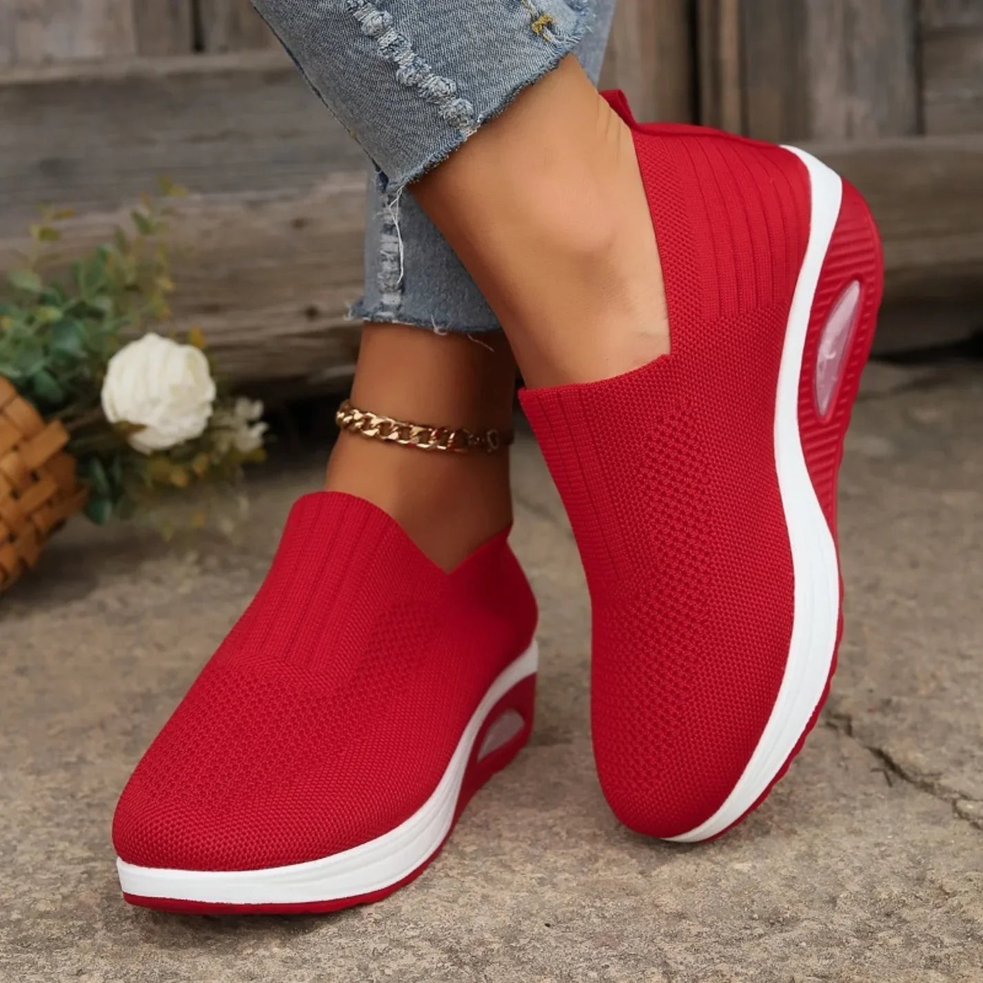 Damen Orthopädische Komfortschuhe mit Dämpfender Sohle