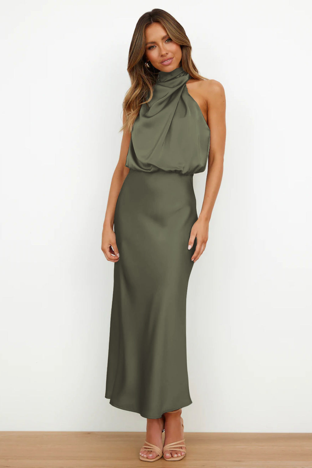 Damen Neckholder-Abendkleid für Elegante Anlässe