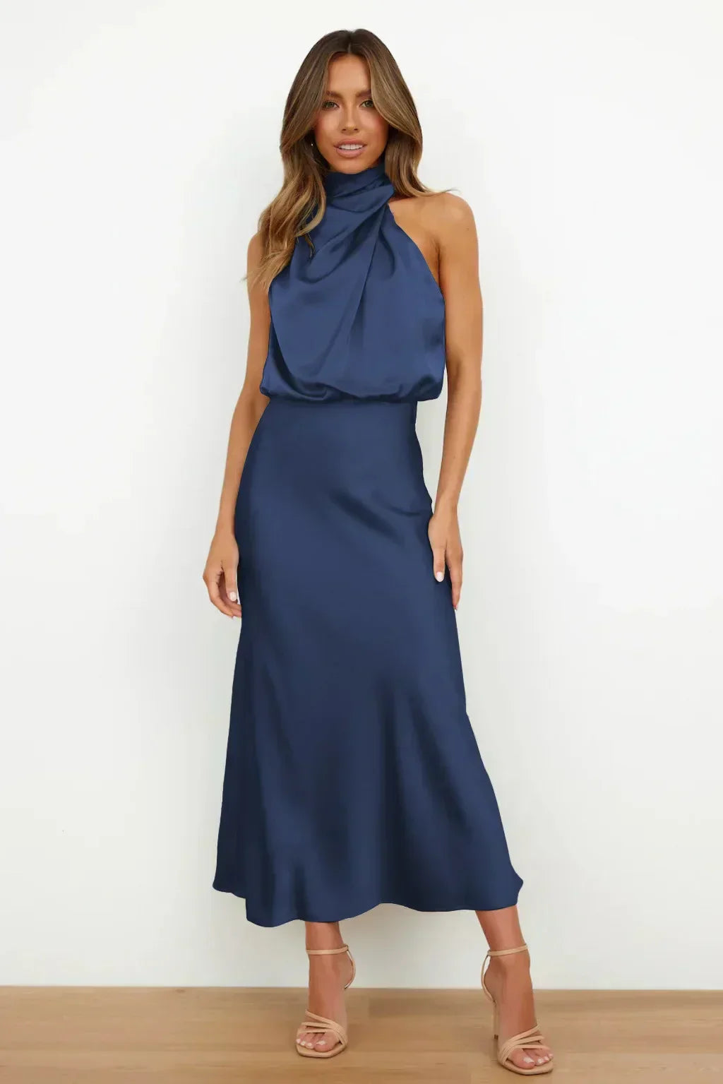 Damen Neckholder-Abendkleid für Elegante Anlässe