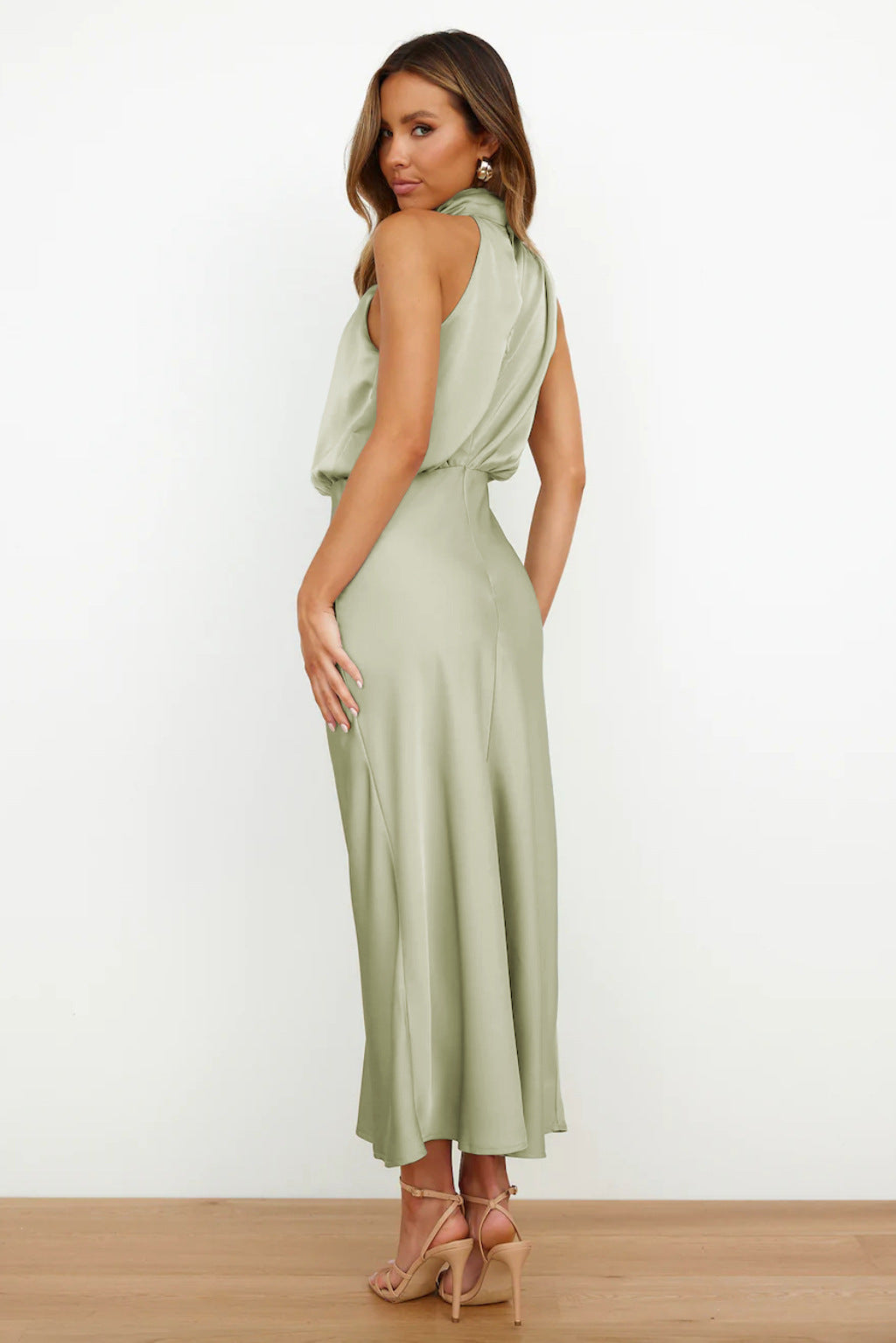 Damen Neckholder-Abendkleid für Elegante Anlässe