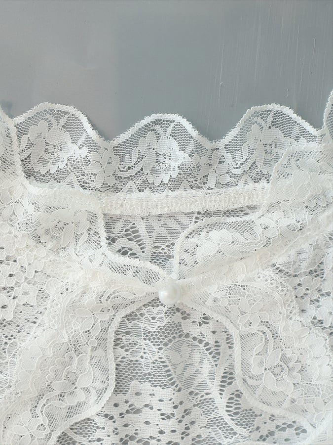 Damen Dirndlbluse mit Spitze ohne Polster