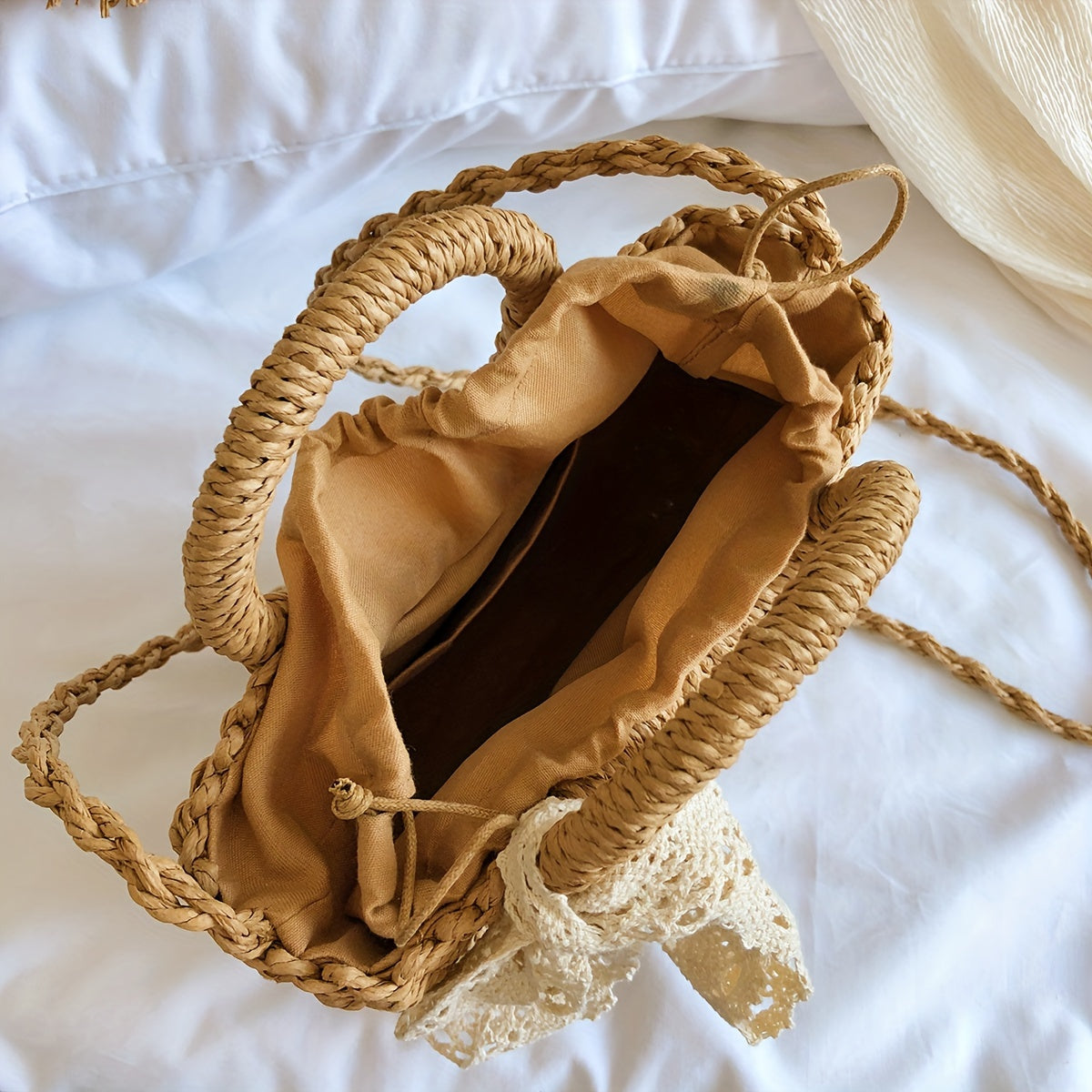 Kaqise™ | Damen Strandtasche Gewebt für Strand & Alltag