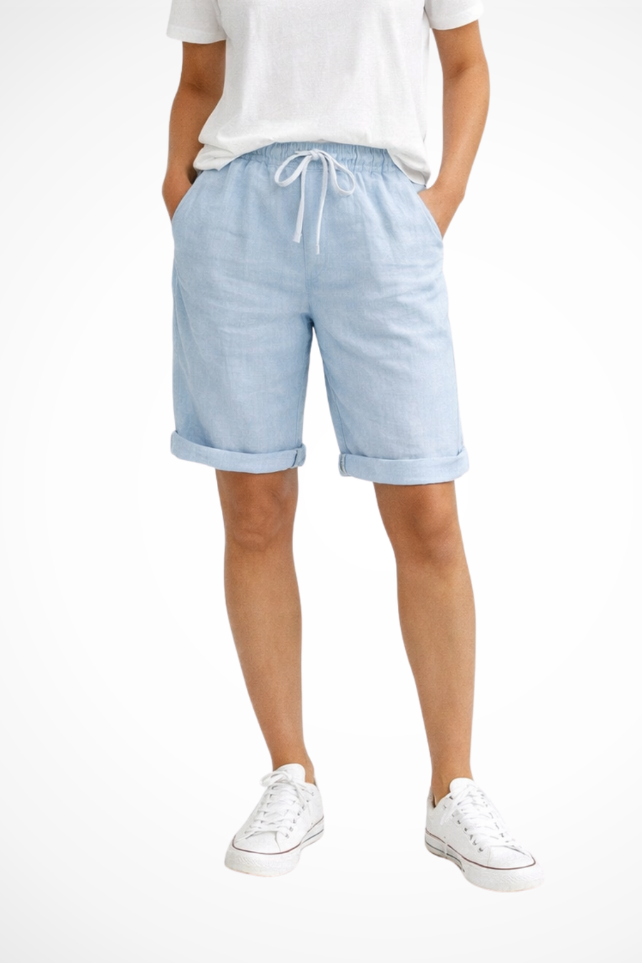 Aveline | Damen Leinen Caprihose – Locker & Sommerlich