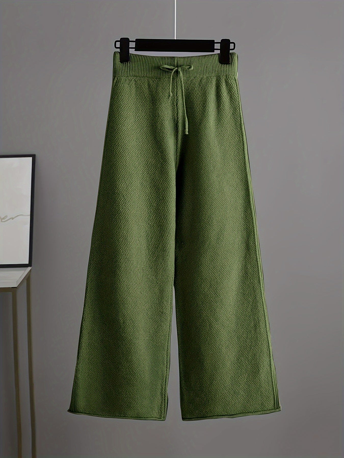 Damen Herbst Winter Set mit Lockerem Pullover und Weiter Hose