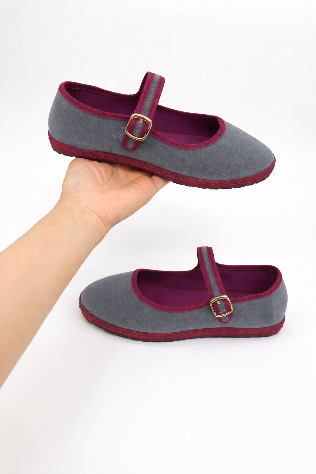 Emma Damen Ballerinas – Mary Jane mit Schnalle & Rund Elegant