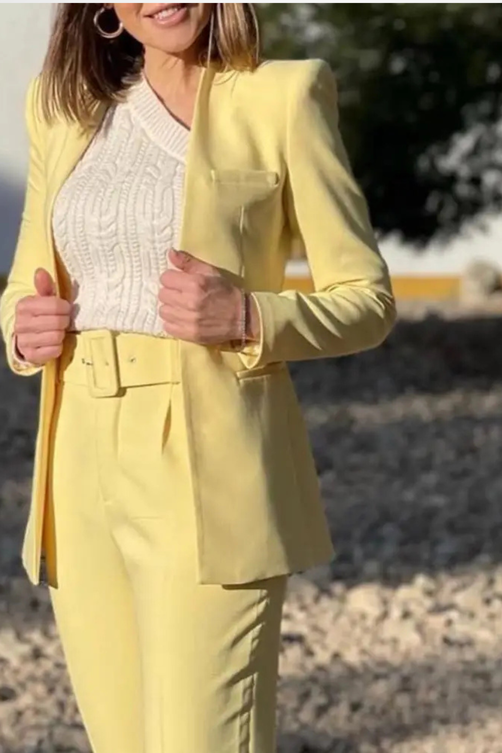 Josephine | Damen Hosenanzug – Blazer & Weite Hose Elegant