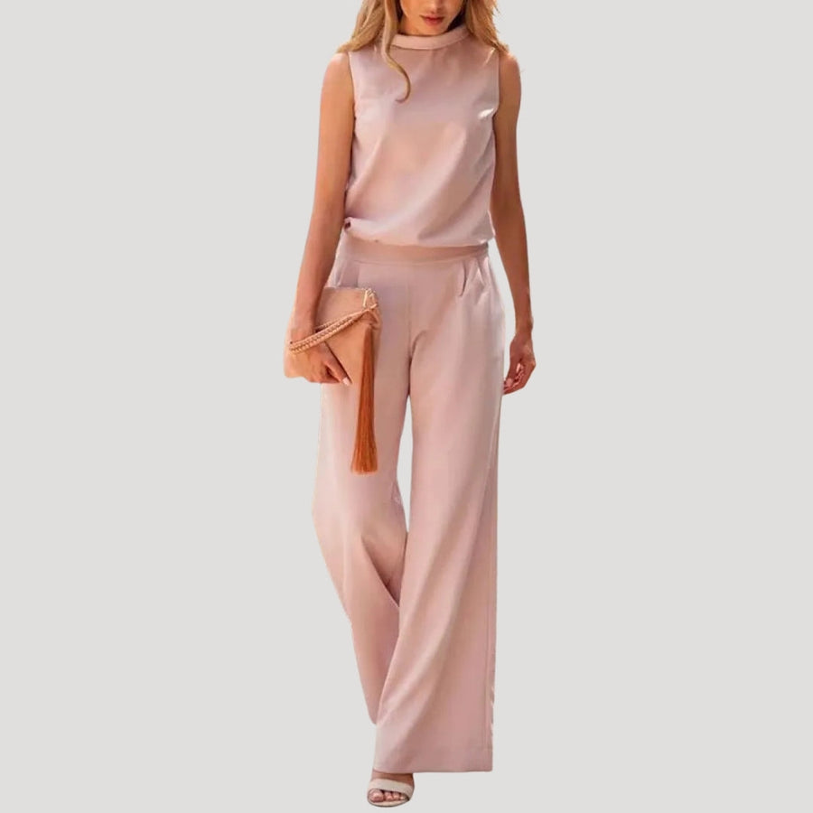 Damen Zweiteiliges Set – Hose & Ärmelloses Top