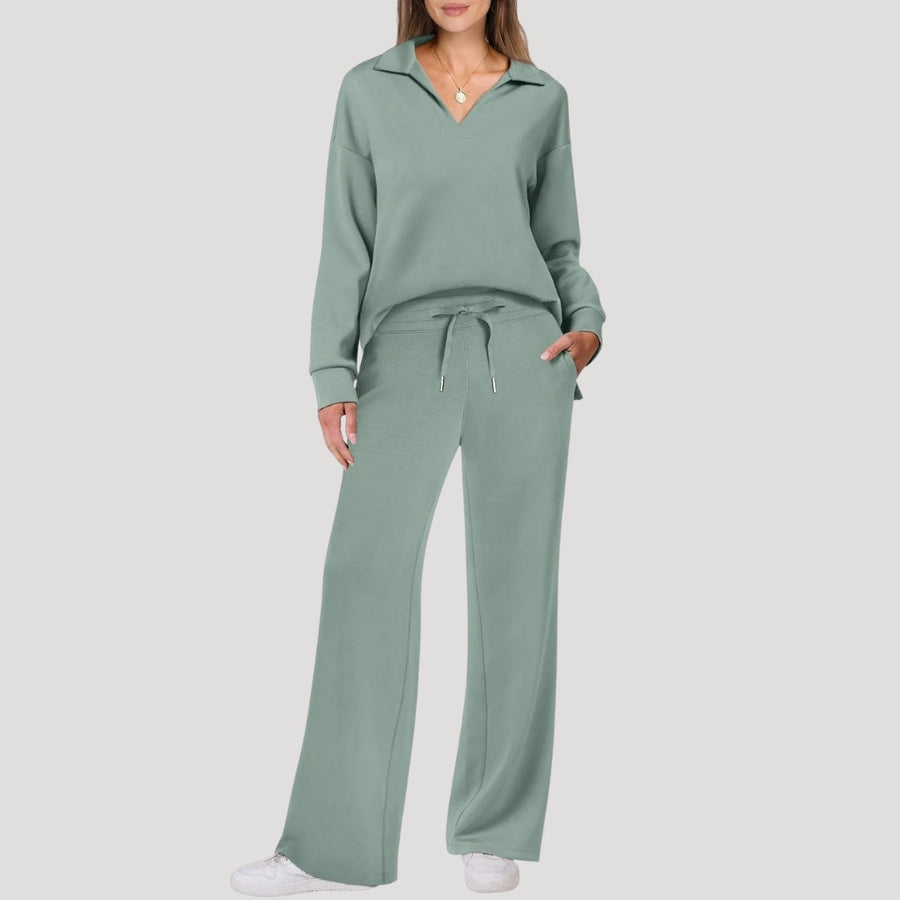 Damen Loungewear Set – Sweatshirt & Hose Komfortabel