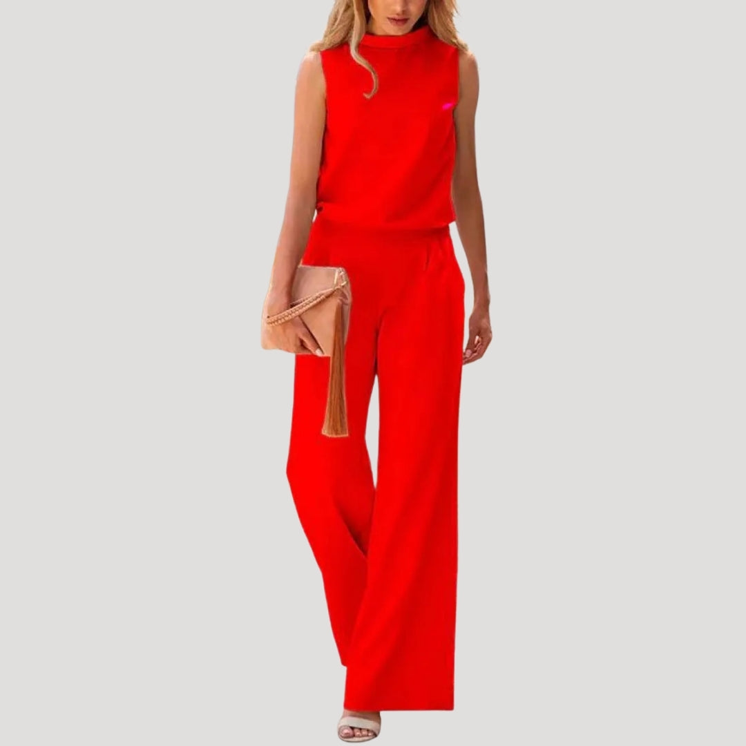 Damen Zweiteiliges Set – Hose & Ärmelloses Top