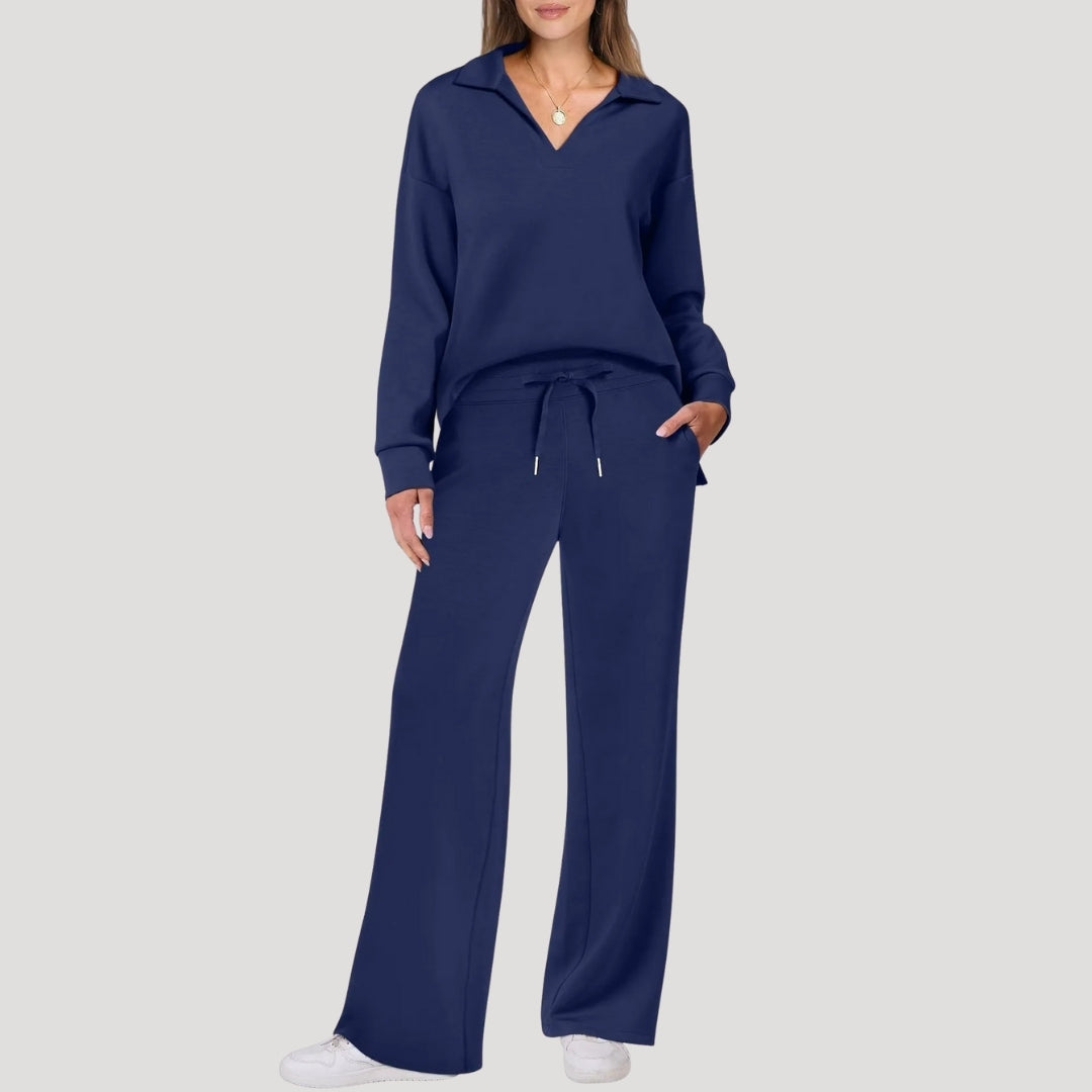 Damen Loungewear Set – Sweatshirt & Hose Komfortabel