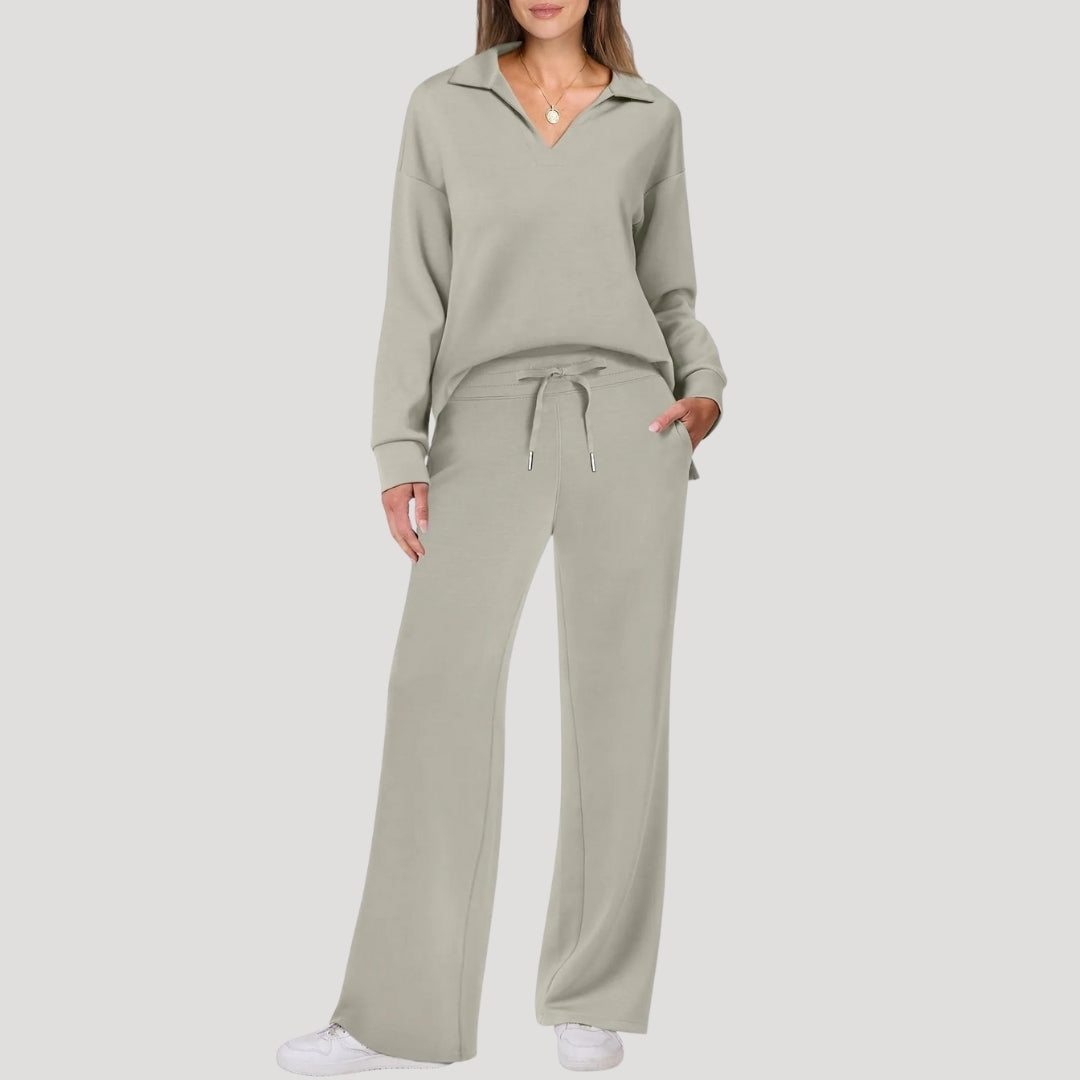 Damen Loungewear Set – Sweatshirt & Hose Komfortabel