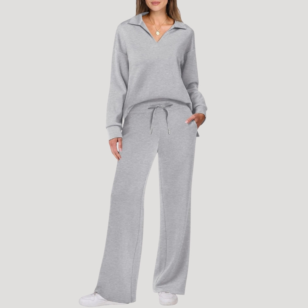 Damen Loungewear Set – Sweatshirt & Hose Komfortabel