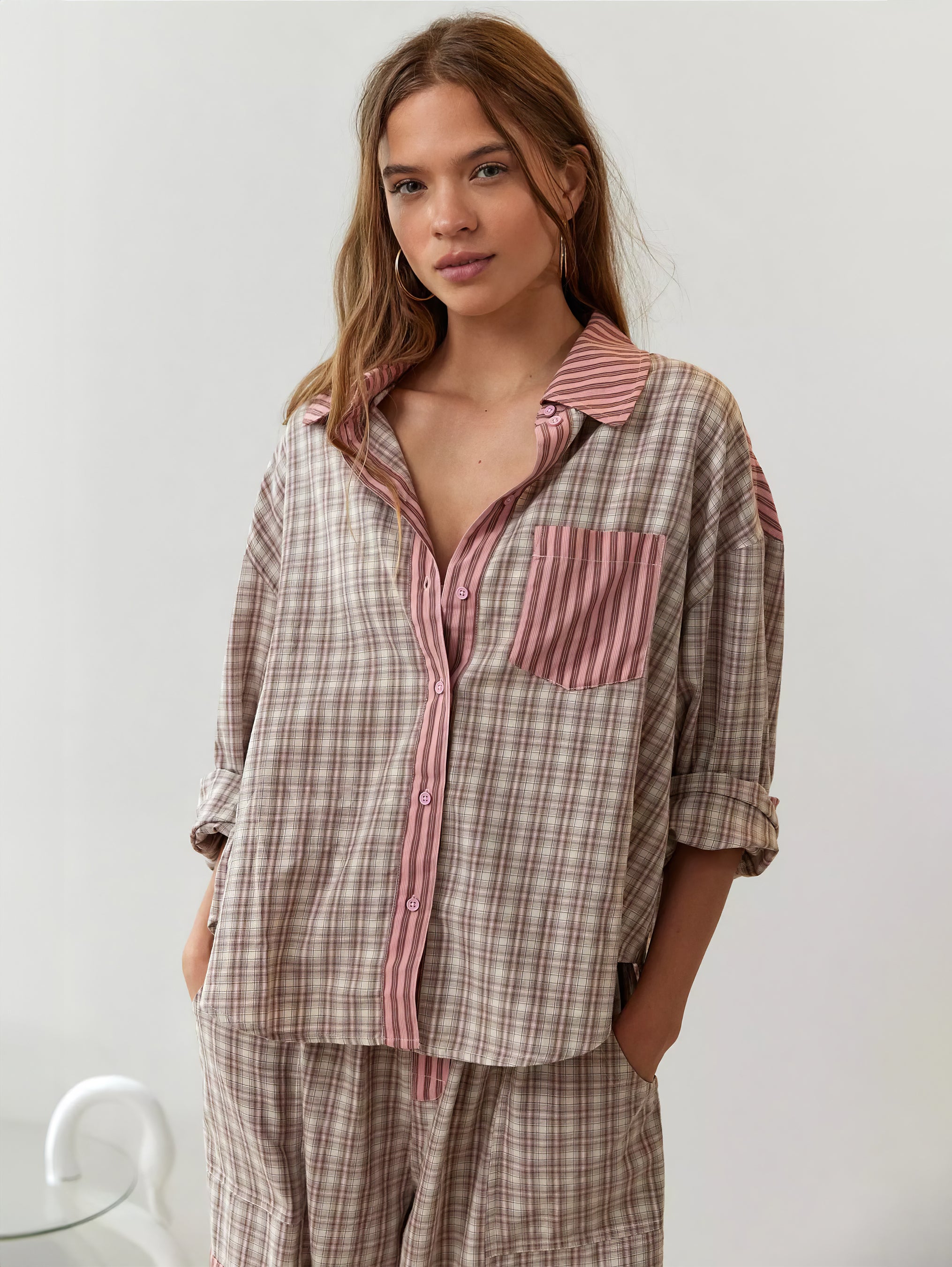 Damen Elegantes Komfort-Pyjama für Zuhause