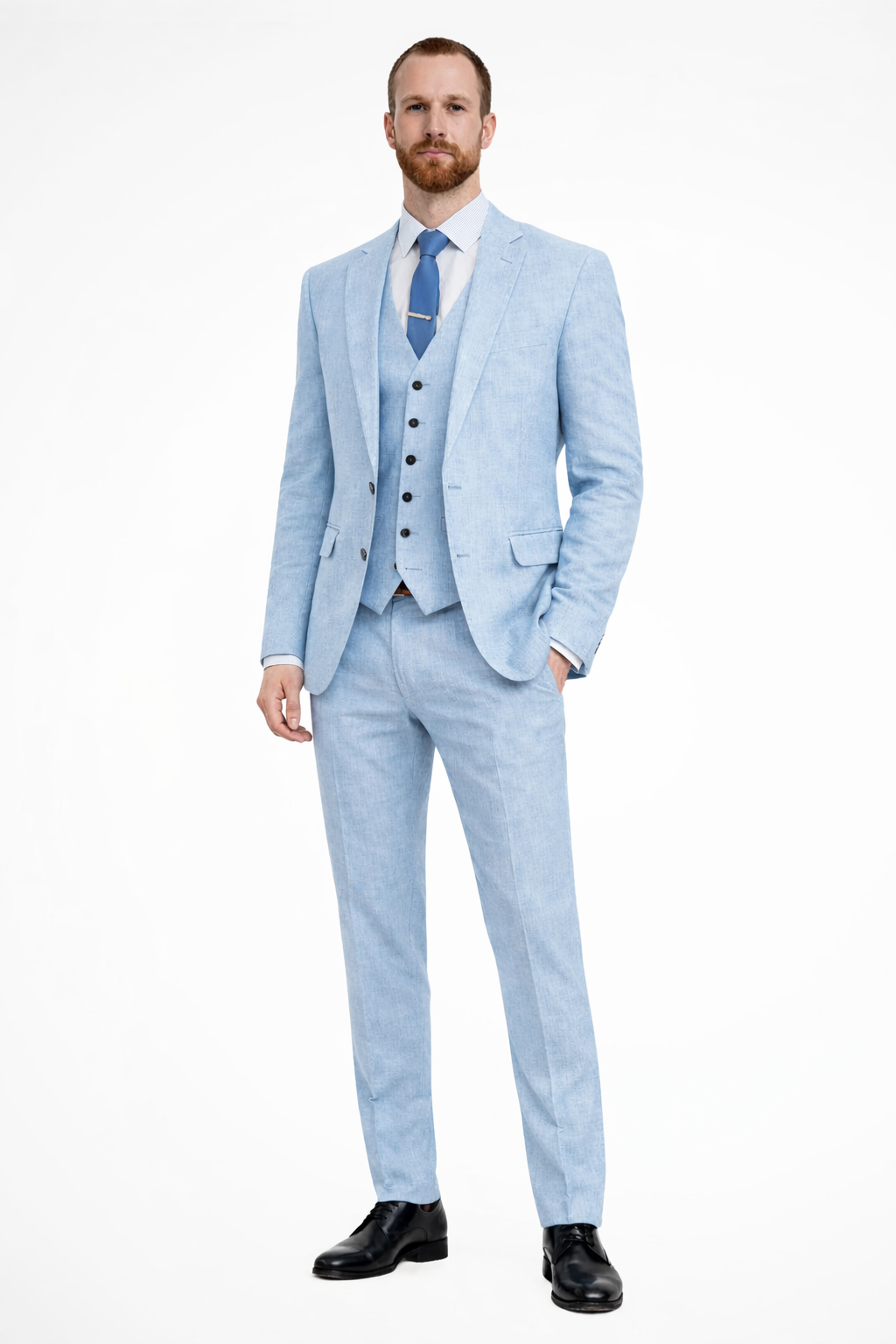 Clifton | Herren Leinenanzug 3-teilig – Elegant & Sommerlich