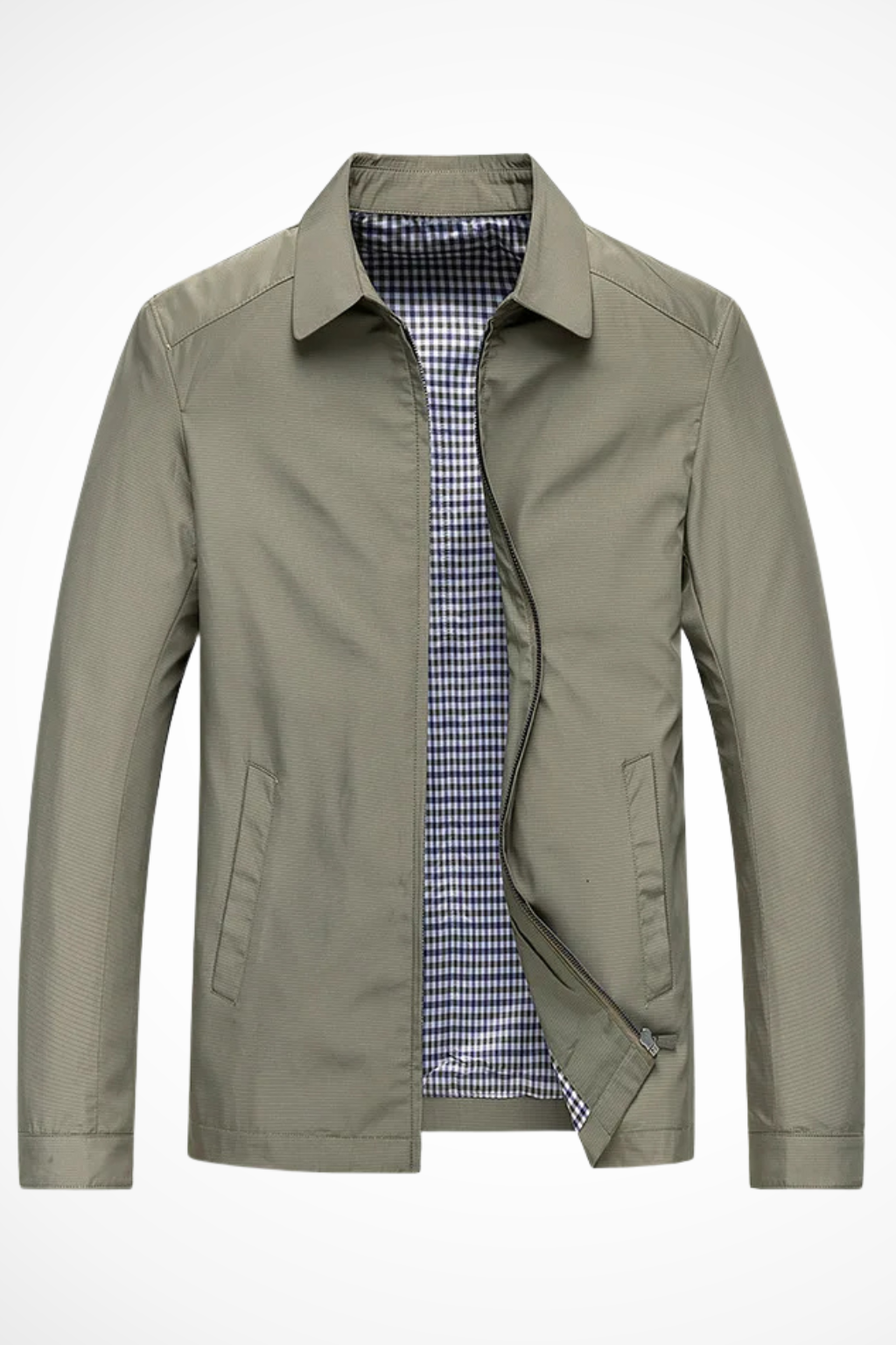Alastair | Herren Harrington Jacke – Kariertes Futter & Klassisch