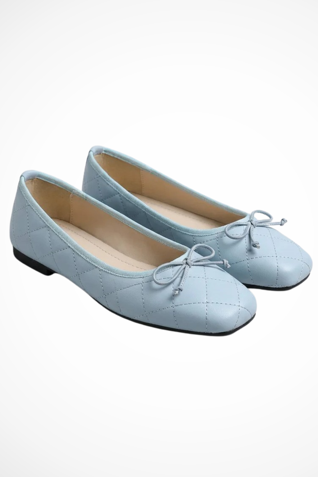 Millicent Damen Ballerinas – Steppung & Schleife mit Eckiger Spitze Elegant