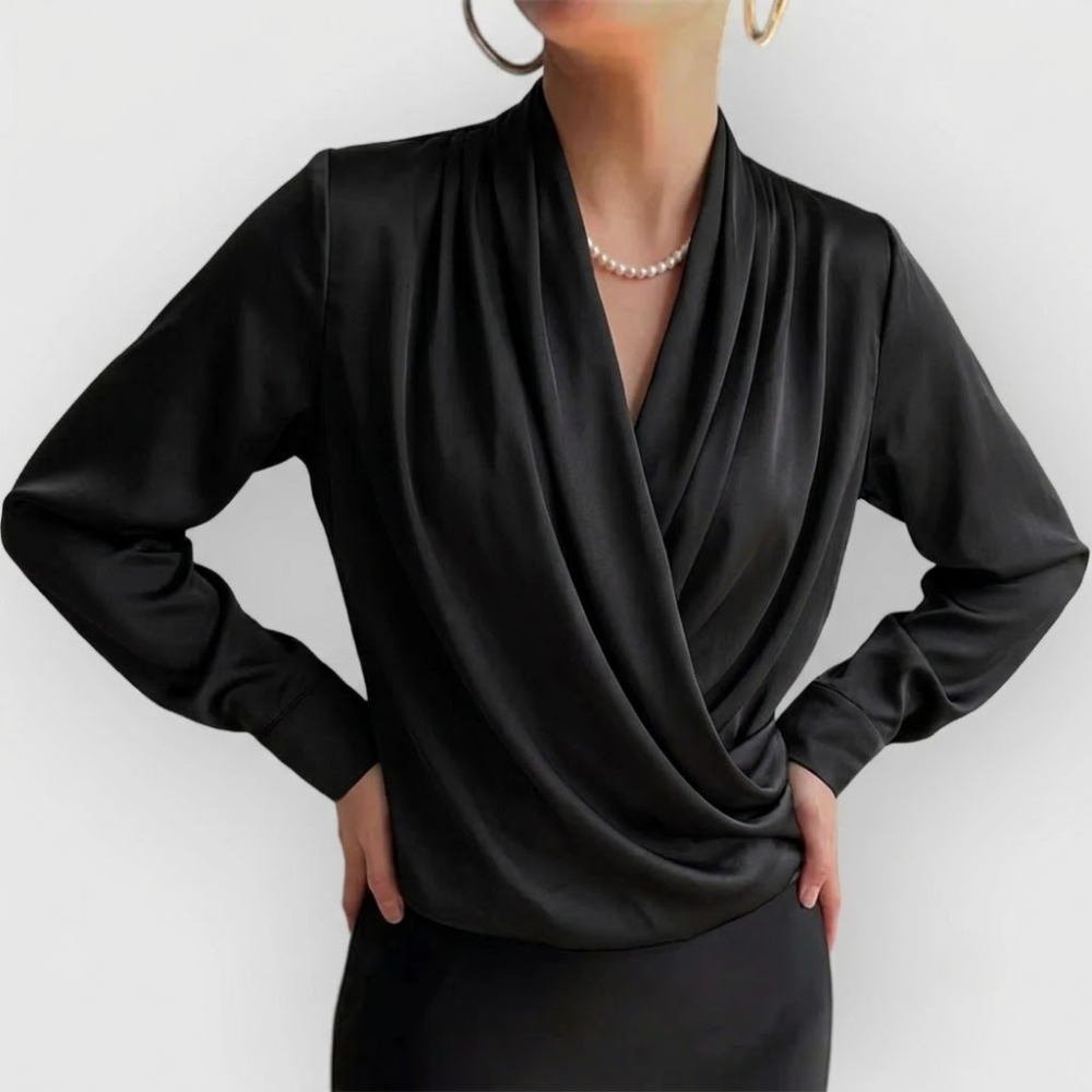 Elegante Damen Bluse mit Puffärmeln