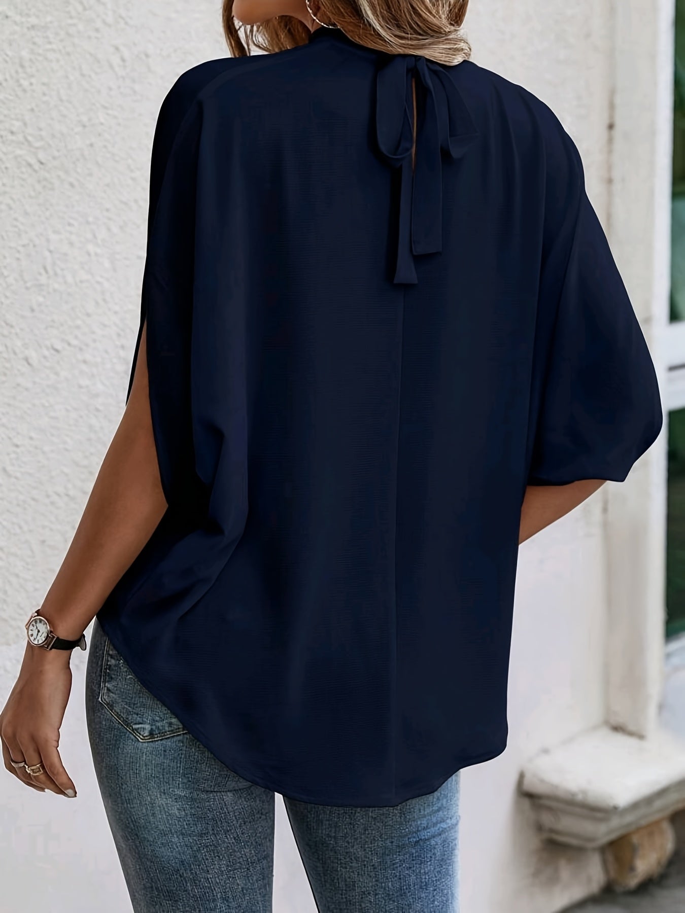 Damen Bluse – Fledermausärmel Elegant & Locker