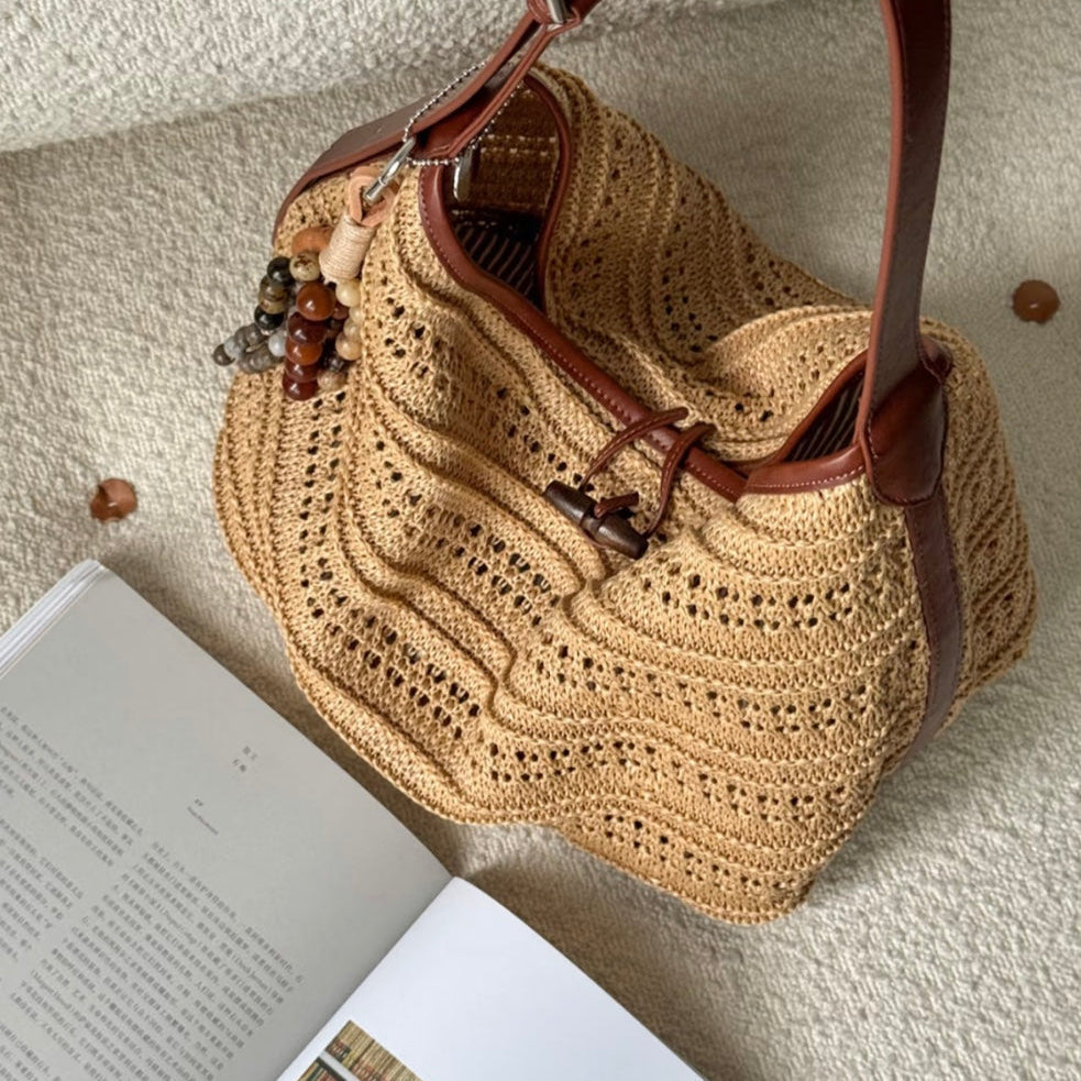 Aqeela™ | Braune Damen Tote Bag Geräumig & Stilvoll