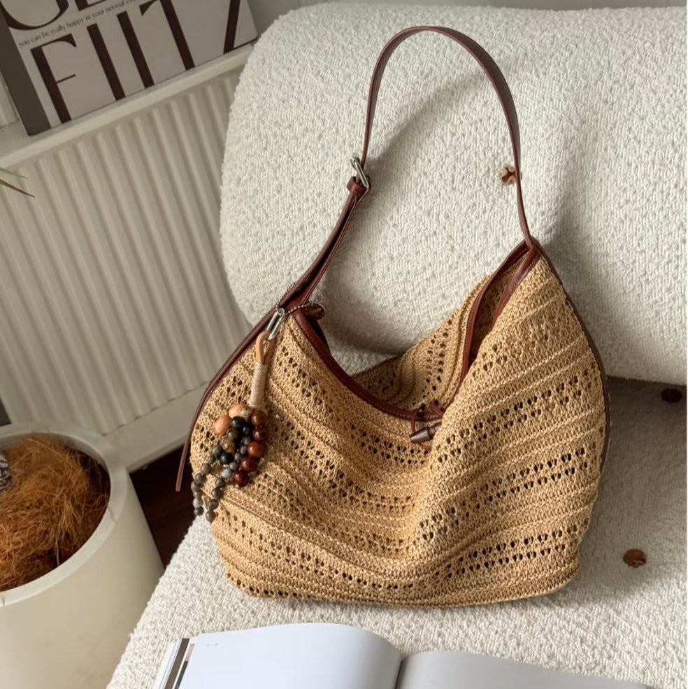 Aqeela™ | Braune Damen Tote Bag Geräumig & Stilvoll