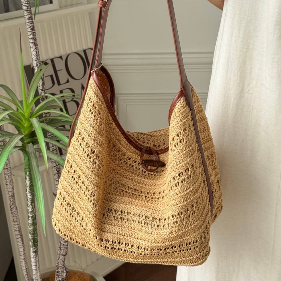 Aqeela™ | Braune Damen Tote Bag Geräumig & Stilvoll