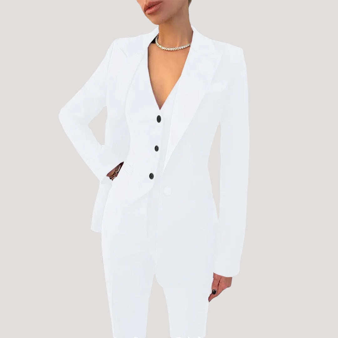 Damen Kostümset – Weste & Blazer mit stilvoller Passform