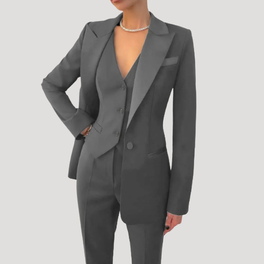 Damen Kostümset – Weste & Blazer mit stilvoller Passform