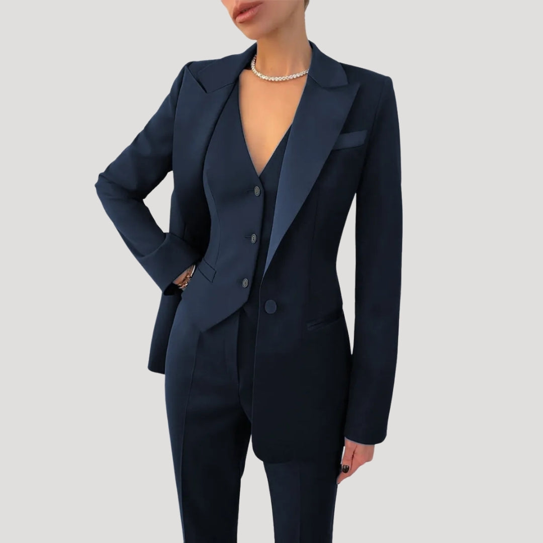 Damen Kostümset – Weste & Blazer mit stilvoller Passform