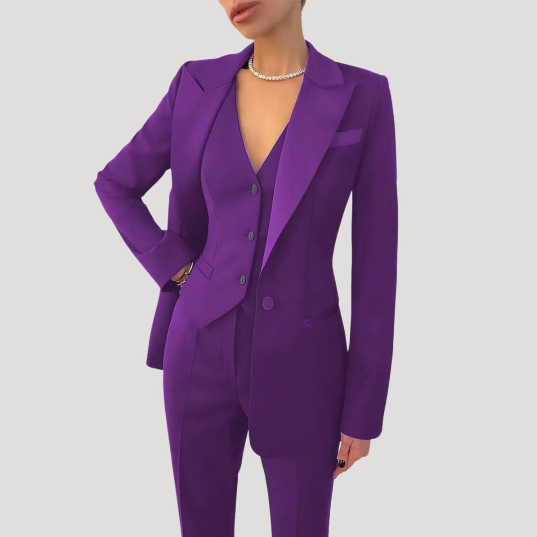 Damen Kostümset – Weste & Blazer mit stilvoller Passform