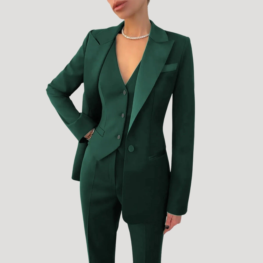 Damen Kostümset – Weste & Blazer mit stilvoller Passform